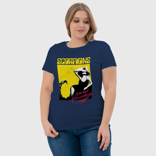 Женская футболка хлопок с принтом Savage Amusement, фото #4