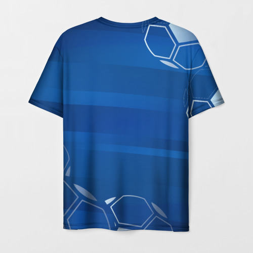 Мужская 3D футболка с принтом Chelsea FC #1, вид сзади #1