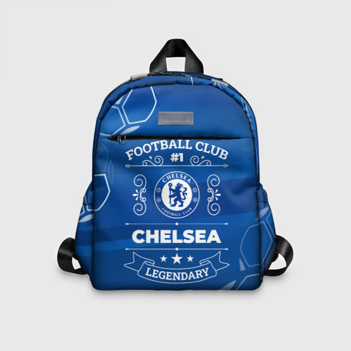Детский рюкзак 3D с принтом Chelsea FC #1, вид спереди #2