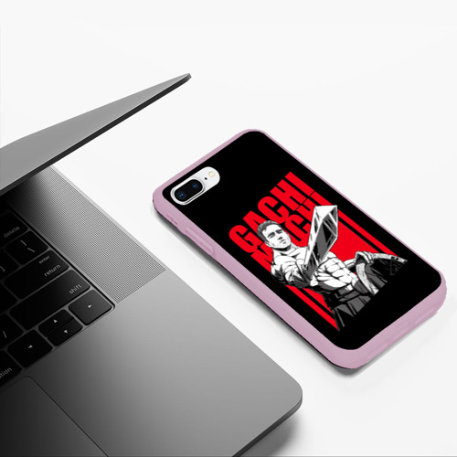 Чехол для iPhone 7Plus/8 Plus матовый с принтом GACHIMUCHI WARRIOR | ГАЧИМУЧИ ВОИН, фото #5
