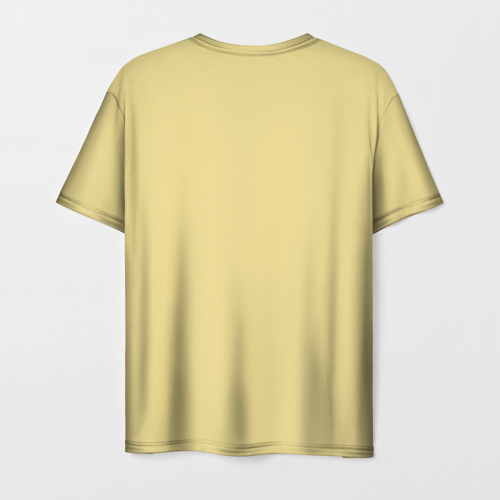Мужская футболка 3D с принтом Сер Рыцарь Грумпи Кот, вид сзади #1