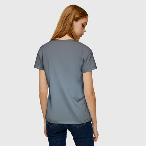 Женская 3D футболка с принтом ДОРА - MISS, вид сзади #2
