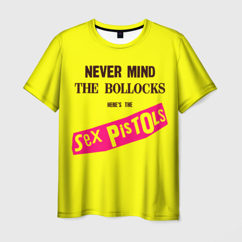 Мужская футболка 3D с принтом Never Mind the Bollocks, Heres the Sex Pistols, вид спереди #2