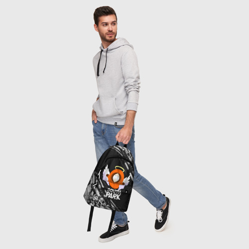 Рюкзак 3D с принтом Южный парк - Кенни (Kenny) ангел, фото #5