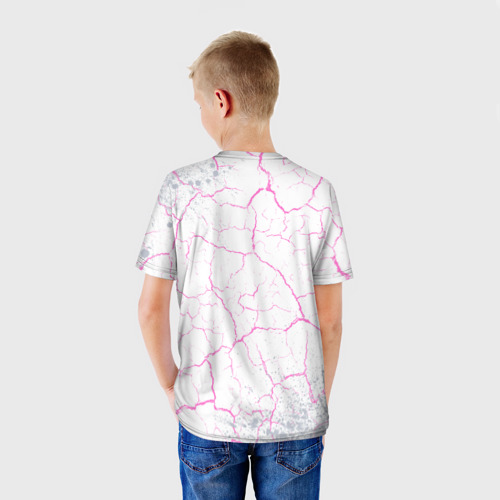 Детская 3D футболка с принтом Надпись Самая Лучшая Инна, вид сзади #2