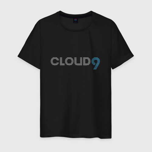 Мужская футболка хлопок с принтом Cloud9 Summer9 2022-23, вид спереди #2