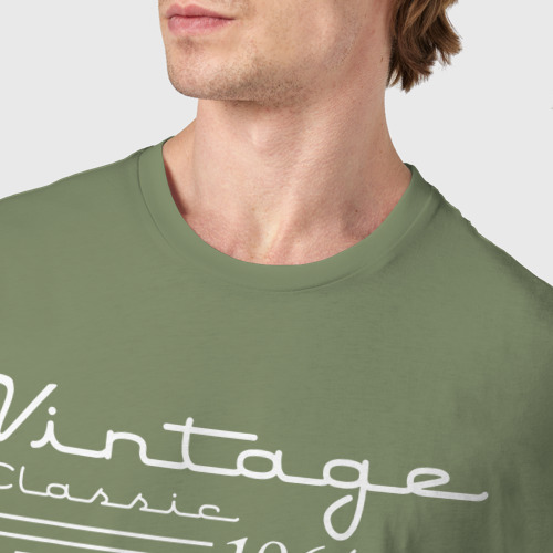 Мужская футболка хлопок с принтом Винтажная классика 1964, фото #4