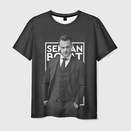 Мужская футболка 3D с принтом Серкан Болат, вид спереди #2