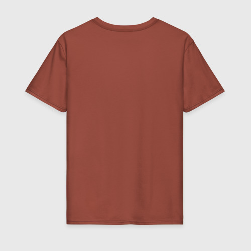 Мужская футболка с принтом Винтаж 1972 в возрасте совершенства, вид сзади #1