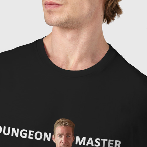 Мужская футболка хлопок с принтом Dungeon Master Billy, фото #4