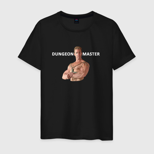 Мужская футболка хлопок с принтом Dungeon Master Billy, вид спереди #2