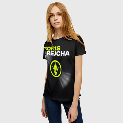 Женская футболка 3D с принтом Boris Brejcha, фото на моделе #1