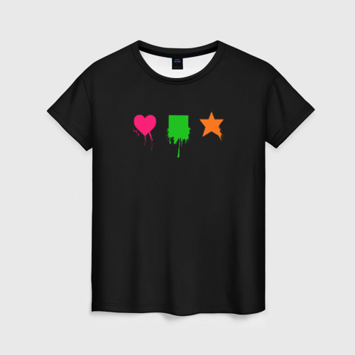 Женская футболка 3D с принтом Всемайки тренды, вид спереди #2