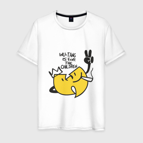 Мужская футболка хлопок с принтом Wu-Tang Is For The Children, вид спереди #2