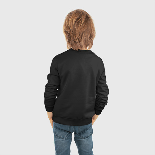 Детский свитшот хлопок с принтом Kimi Raikkonen (Кими Райкконен), вид сзади #2