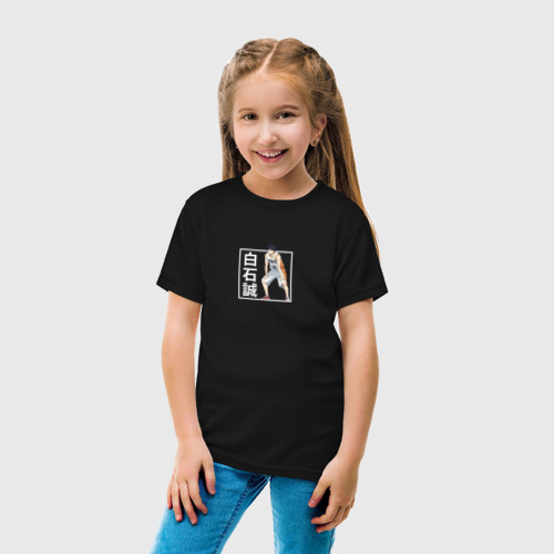 Детская футболка хлопок с принтом Сэй Сираиси, вид сбоку #3