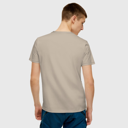 Мужская футболка с принтом Arson ver 2 j-hope BTS, вид сзади #2
