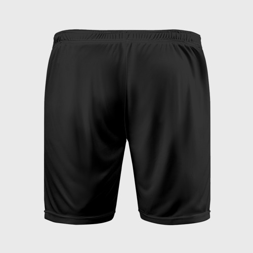 Мужские шорты спортивные с принтом Кот породы мейн-кун, вид сзади #1