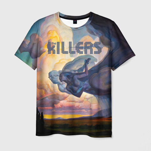 Мужская футболка 3D с принтом Imploding the Mirage - The Killers, вид спереди #2