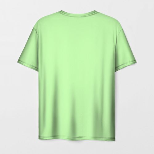 Мужская футболка 3D с принтом Пушистый Мейн-кун, вид сзади #1