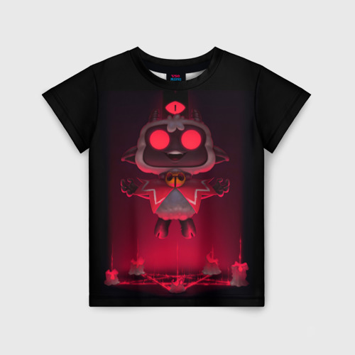 Детская футболка 3D с принтом Cult of the Lamb - Ритуал, вид спереди #2
