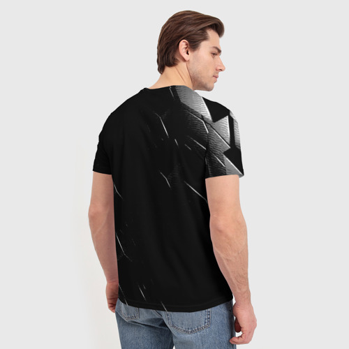 Мужская футболка 3D с принтом Рей Аянами - Евангелион - Eva 00, вид сзади #2
