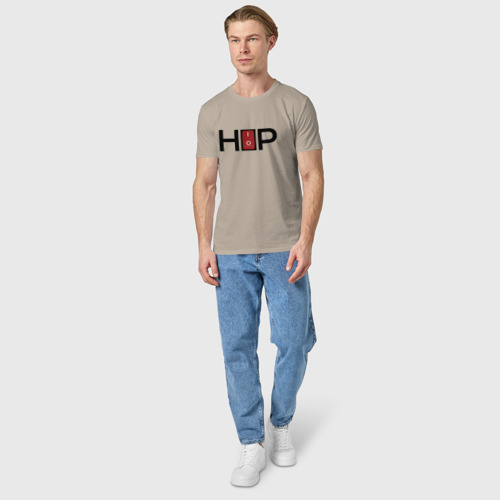 Мужская футболка хлопок с принтом Hip Hop Switch, вид сбоку #3