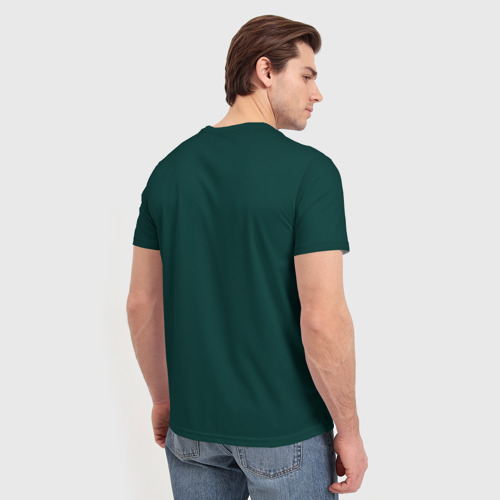 Мужская футболка 3D с принтом Костюм Доктора Ливси - Остров Сокровищ, вид сзади #2