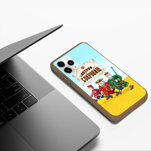 Чехол для iPhone 11 Pro Max матовый с принтом Остров сокровищ - персонажи, фото #5