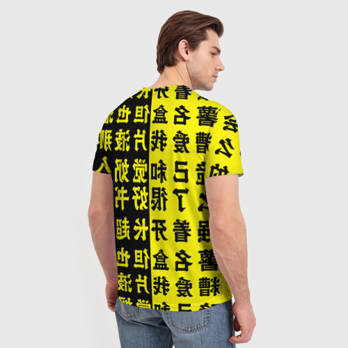 Мужская 3D футболка с принтом Люси из аниме Cyberpunk edgerunners, вид сзади #2