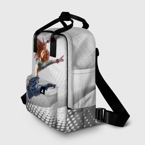 Женский рюкзак 3D с принтом Контемпорари - танец, фото на моделе #1
