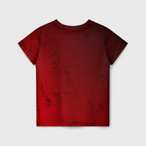 Детская футболка 3D с принтом Зона Кикбоксинга, вид сзади #1