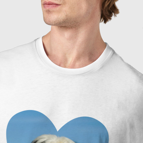 Мужская футболка хлопок с принтом Бобтейл, фото #4