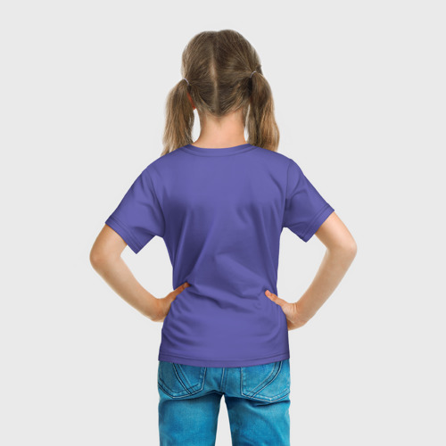 Детская футболка 3D с принтом Хёма Чигири, вид сзади #2