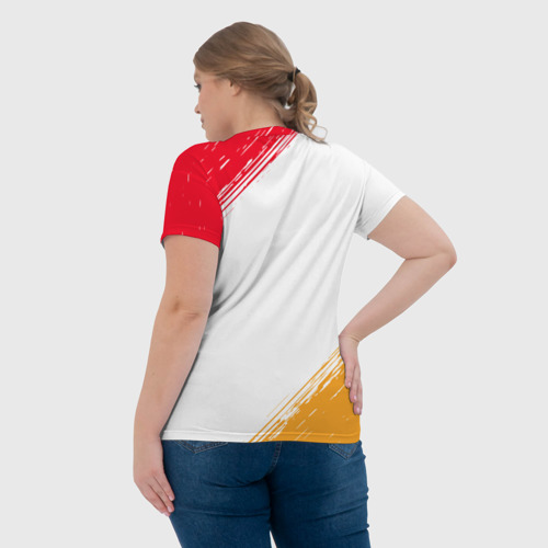 Женская футболка 3D с принтом Ксения бесценна, а для всего остального есть Мастеркард, вид сзади #2