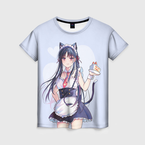 Женская 3D футболка с принтом Сузуне Хорикита, вид спереди #2