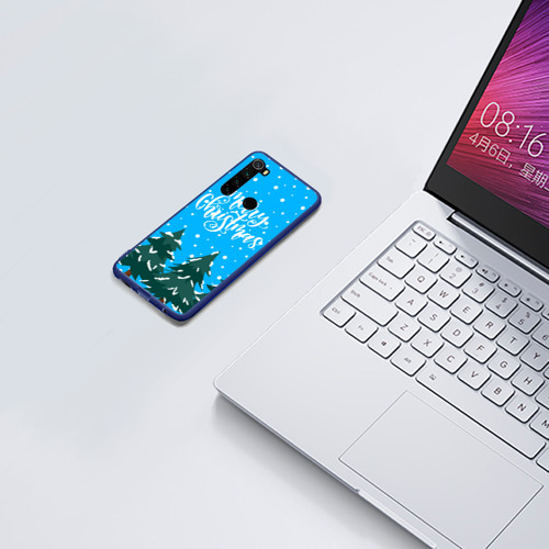 Чехол для Xiaomi Redmi Note 8 с принтом Merry christmas - Ёлочки, фото #5