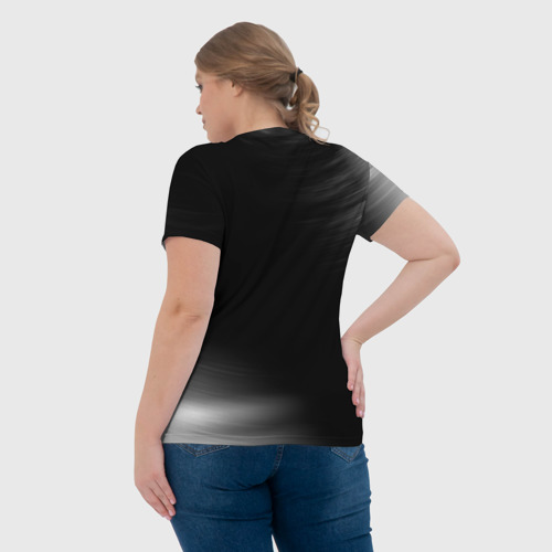 Женская футболка 3D с принтом Меньше людей больше Кенгуру, вид сзади #2