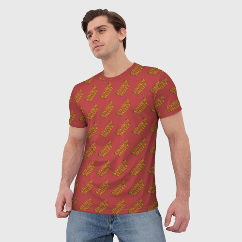 Мужская футболка 3D с принтом Stardew valley узор, фото на моделе #1