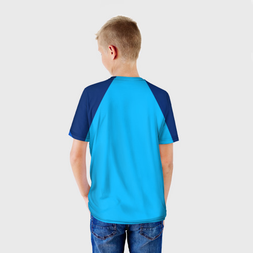 Детская футболка 3D с принтом Спортик из 90х firm, вид сзади #2
