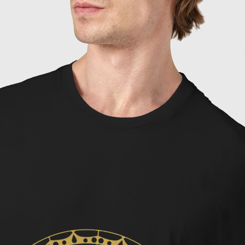 Мужская футболка хлопок с принтом Зодиак - скорпион, фото #4