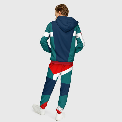 Мужской 3D костюм с принтом Спортик из девяностых FIRM, вид сзади #2