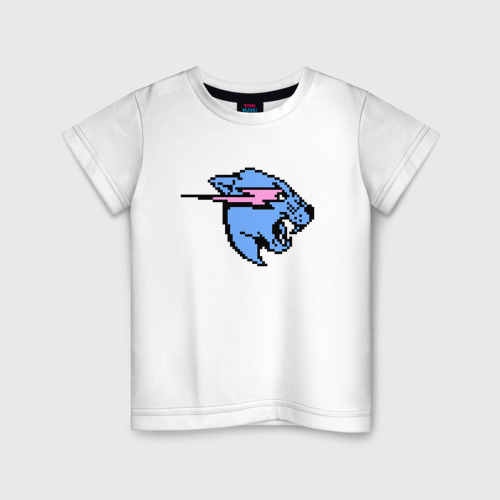 Детская футболка хлопок с принтом Mr Beast арт, вид спереди #2