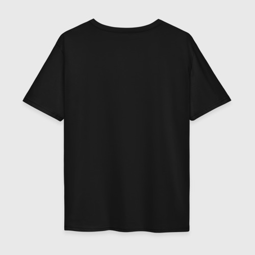 Мужская футболка хлопок Oversize с принтом Косметолог суббота воскресенье, вид сзади #1
