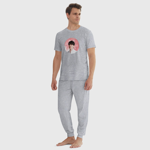 Мужская пижама хлопок с принтом Ли Дон Ук - Двадцать пять двадцать один, вид сбоку #3