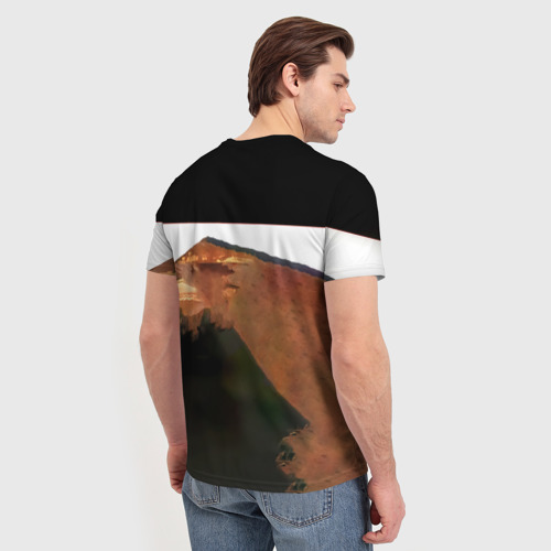 Мужская футболка 3D с принтом Шестой лесничий - Алиса, вид сзади #2