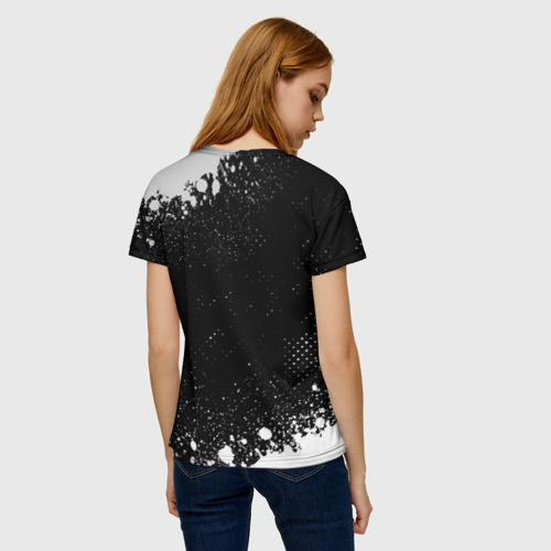 Женская футболка 3D с принтом Я же Инна и этим всё сказано: на темном, вид сзади #2