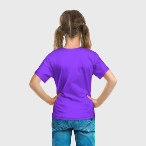 Детская футболка 3D с принтом Капитан Фиддлс, вид сзади #2