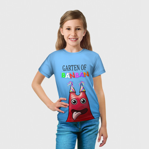 Детская футболка 3D с принтом Банбан, вид сбоку #3