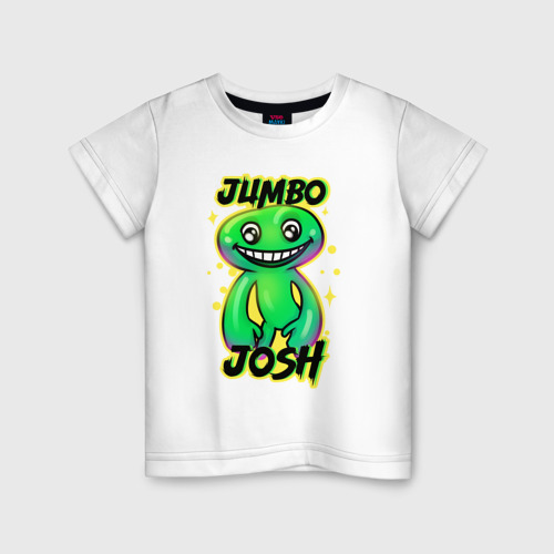 Детская футболка хлопок с принтом Jumbo Josh, вид спереди #2